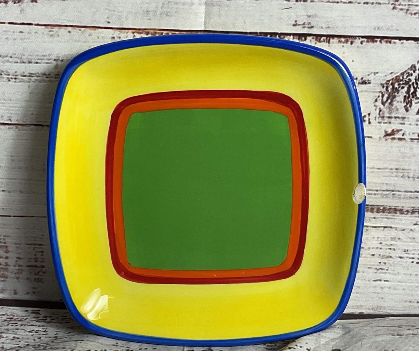Dansk Caribe Set of 4 Bread Plates Multicolor