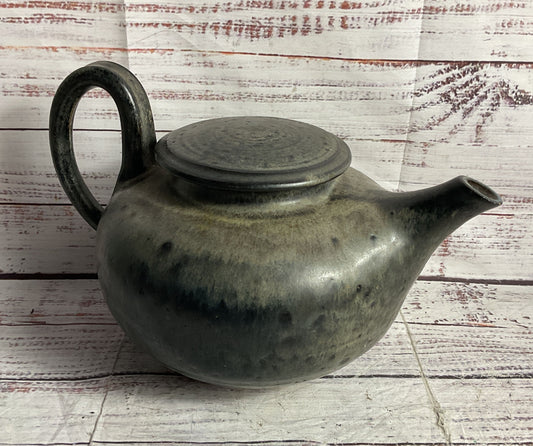 Modern Handmade Ceramic Japanese Style 5.5" Tea Pot Gray