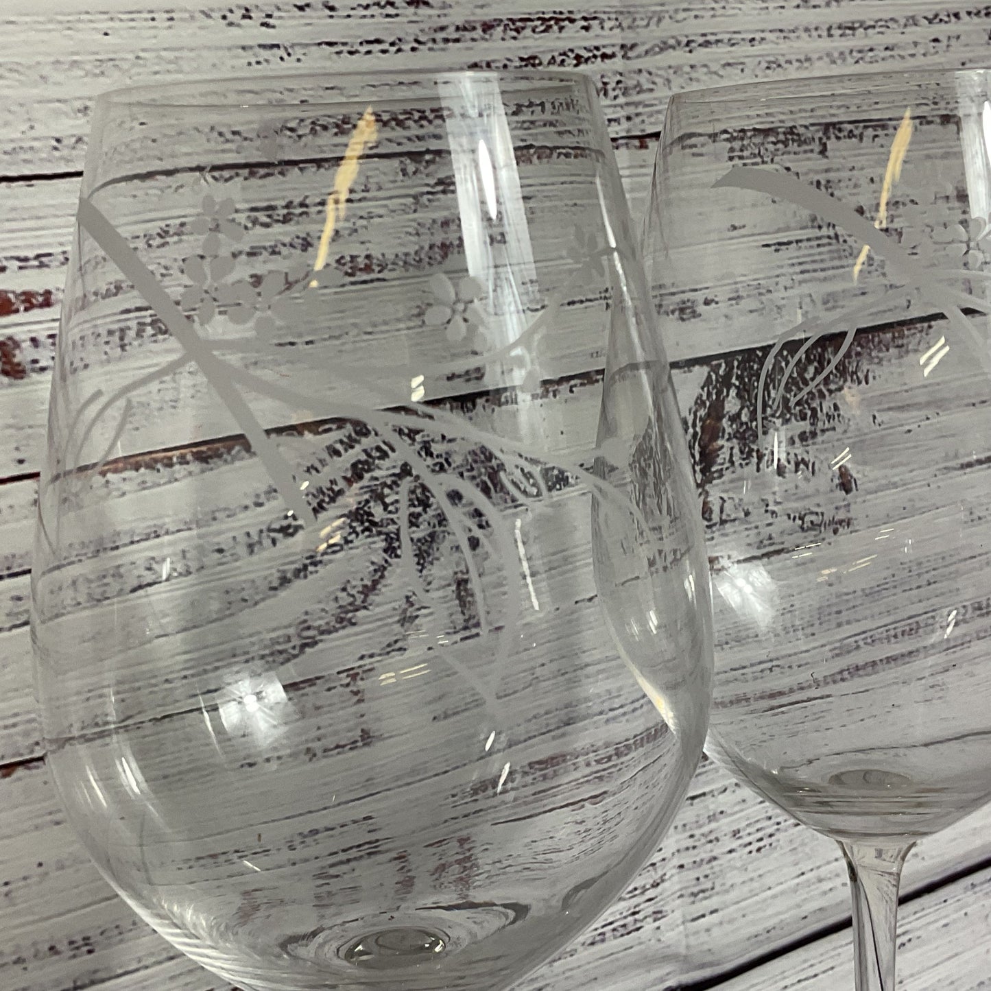 Set of 2 LENOX Wine Glasses- 9.75"