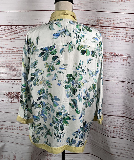 Munthe Utui Floral Print Silk Shirt Multicolor 36