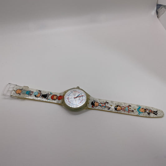 SWATCH Touch Game Dressin' Day STGK103 Watch- NEVER WORN- NEEDS BATTERY