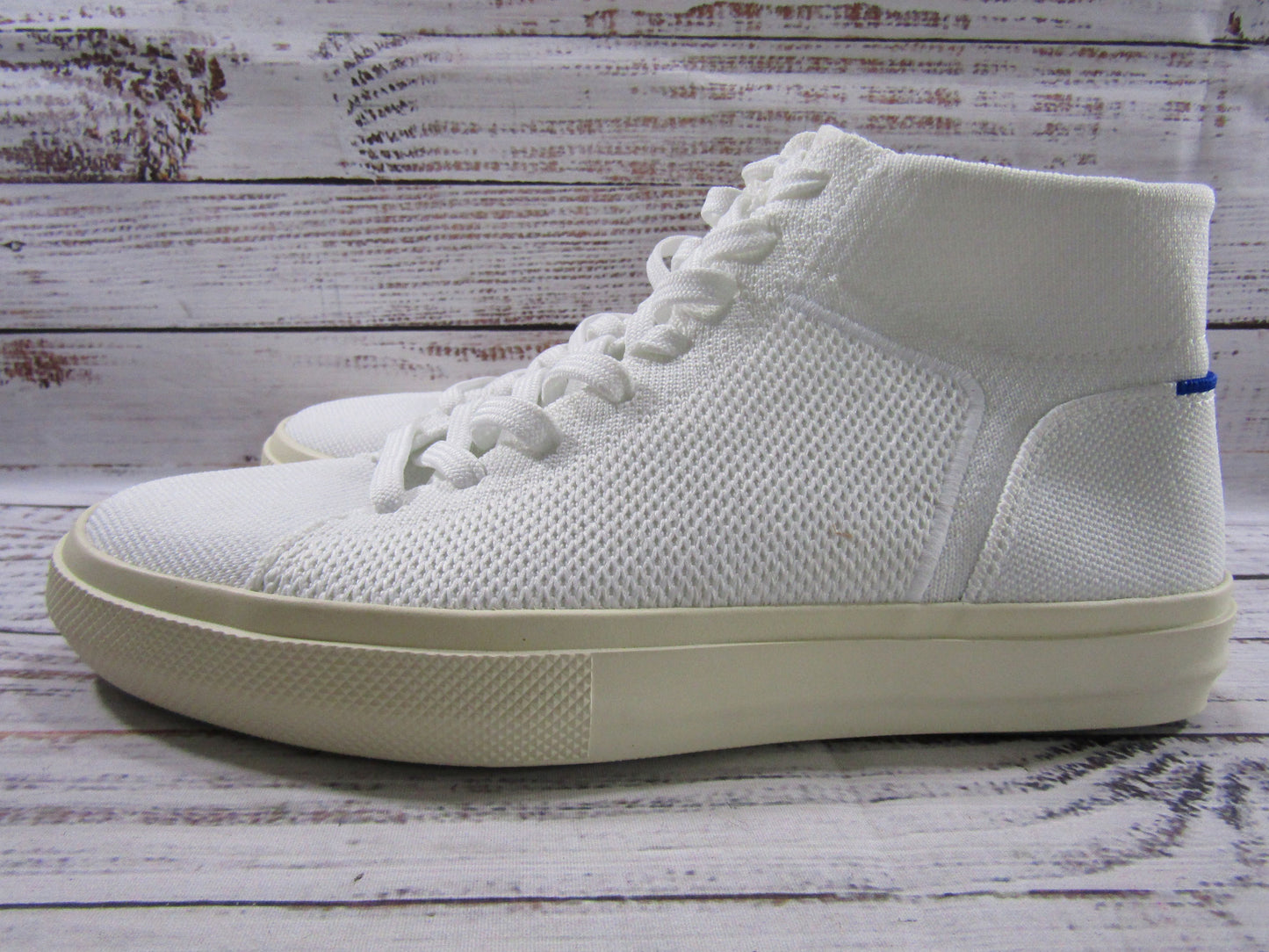 Rothy's The High Top Women's White Knit High Top Sneakers Size 9