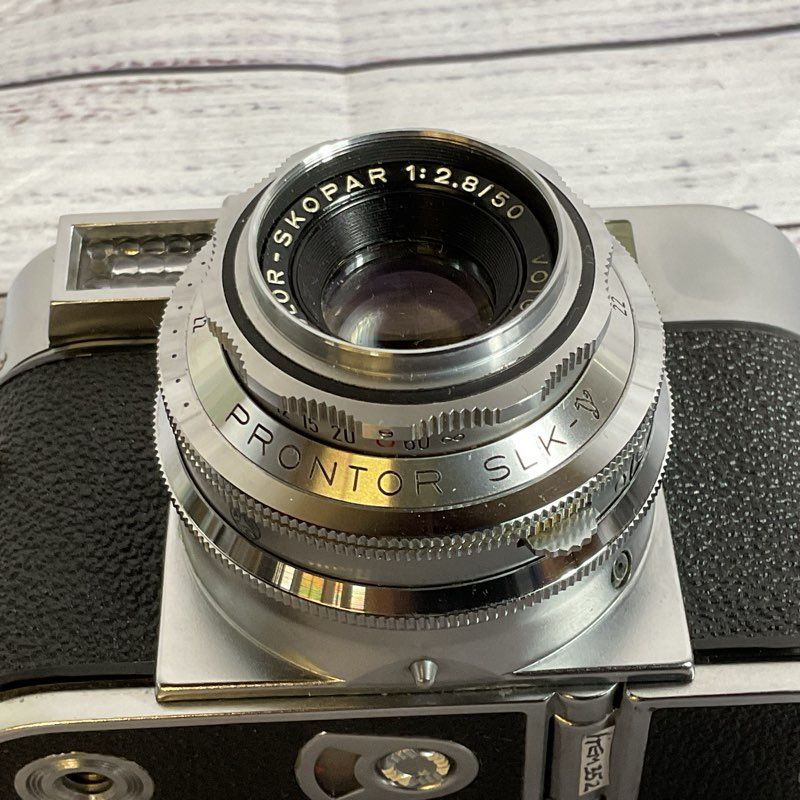 VOIGTLANDER Vitomatic ii-a 35mm Film Skopar 2.8/50 Camera (NOT TESTED- AS-IS)