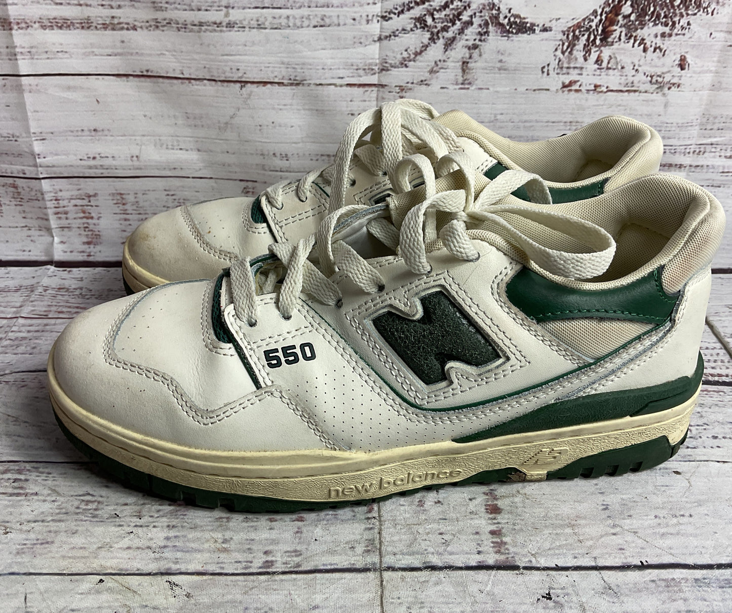 New Balance Aimé Leon Dore 550 Sneakers White Green 5.5