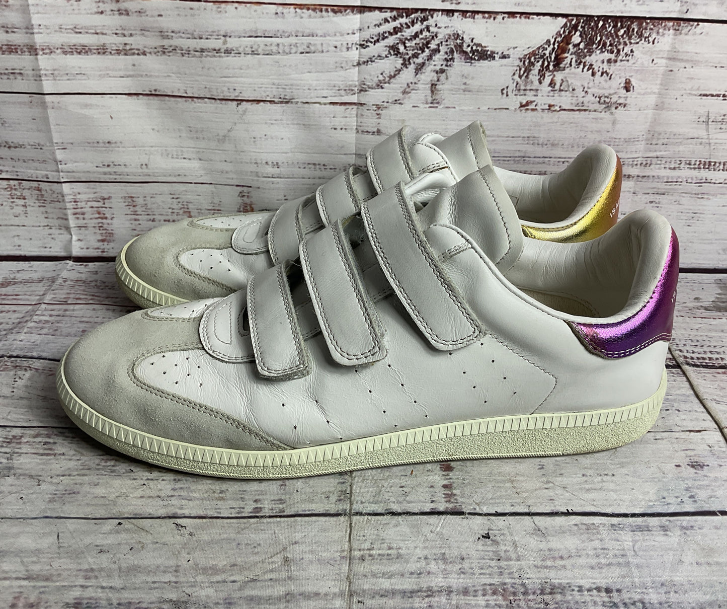 Isabel Marant Leather Beth Sneaker Multicolor 41