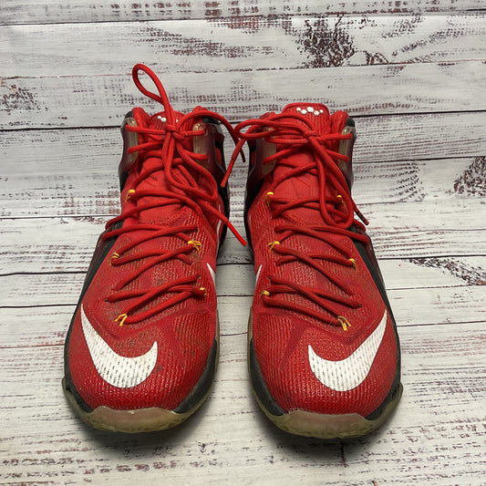 Nike Lebron 12 XII Elite Red/Gold Red Athletic Shoe Men Size 12 2 of 2