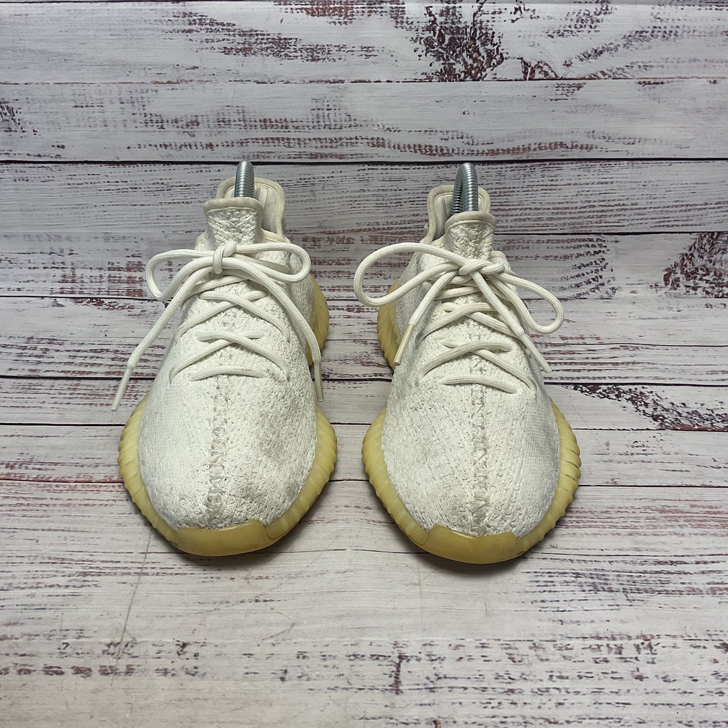 adidas Yeezy Boost 350 V2 Low Cream White Athletic Shoe Men Size 6
