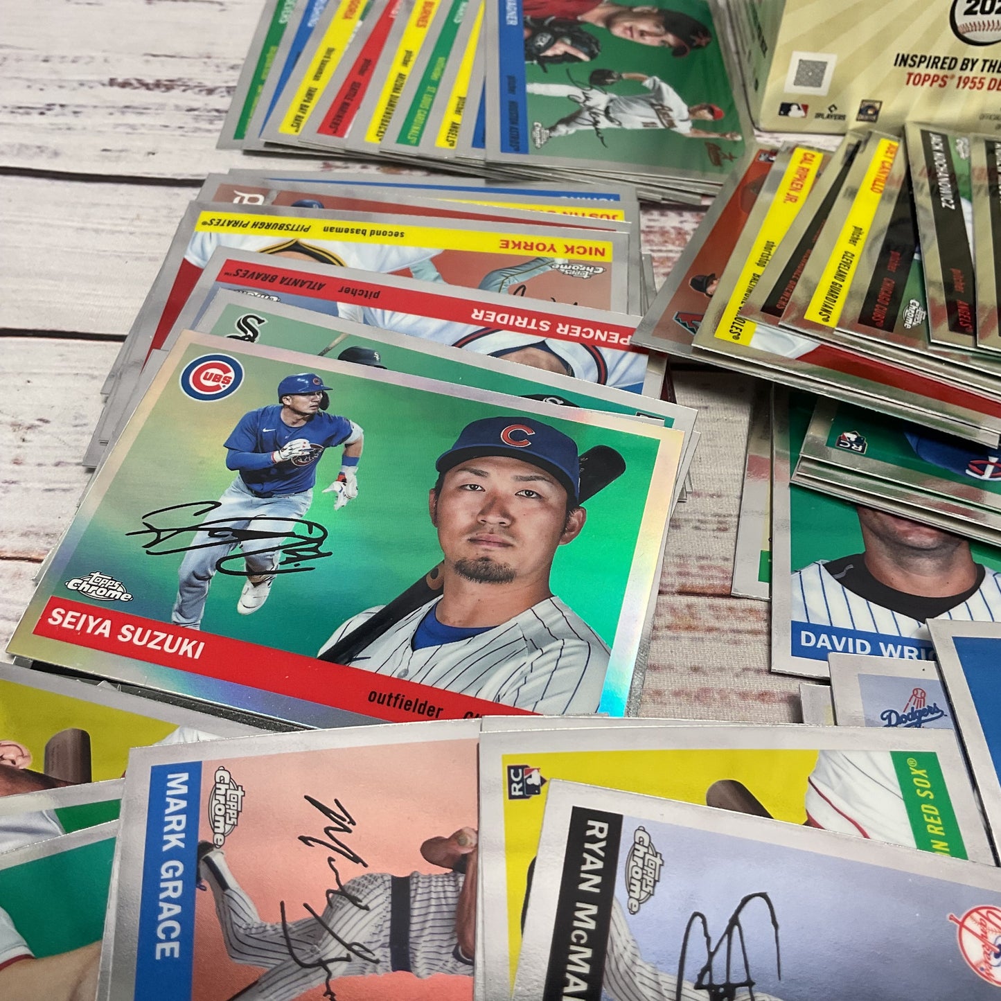 Topps Chrome Platinum 2025 ~100 Baseball Trading Cards
