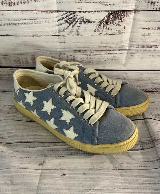 Saint Laurent Denim Starry Sneakers Blue 6.5