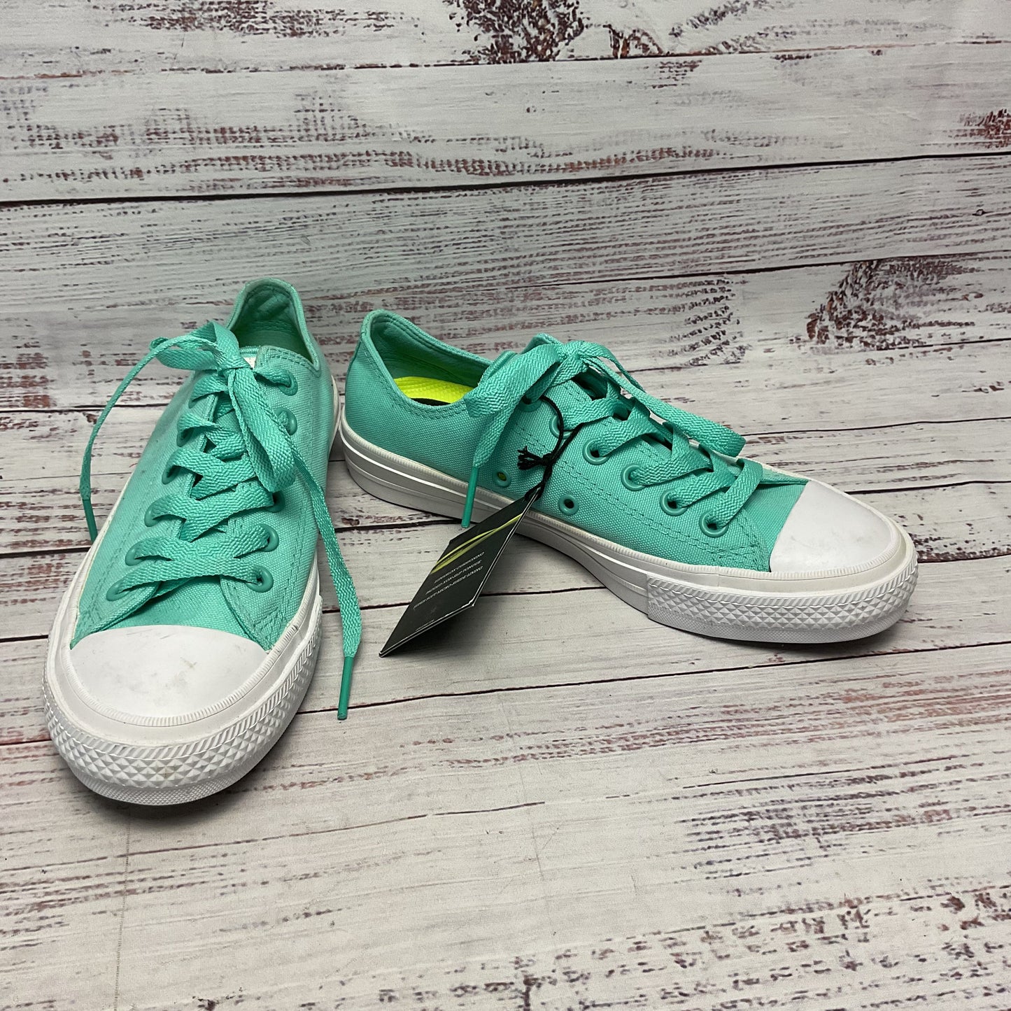 Converse Chuck Taylor All Star II Teal Sneaker Casual Shoe Women Size 7