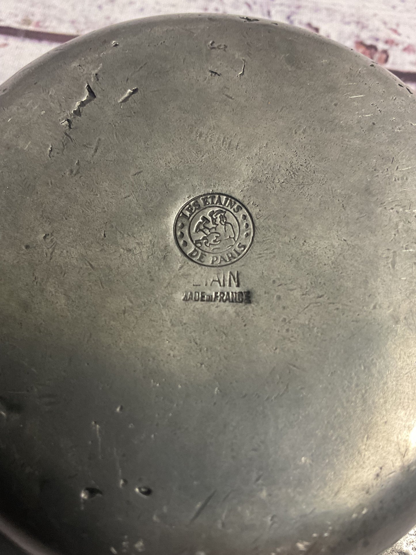 Les Etains De Paris 4.5" Pewter Bowl