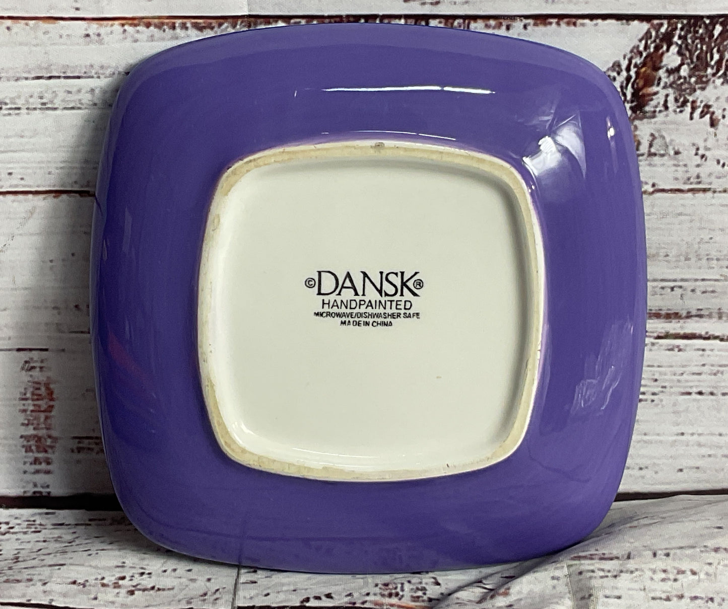Dansk Caribe Set of 4 Bread Plates Multicolor