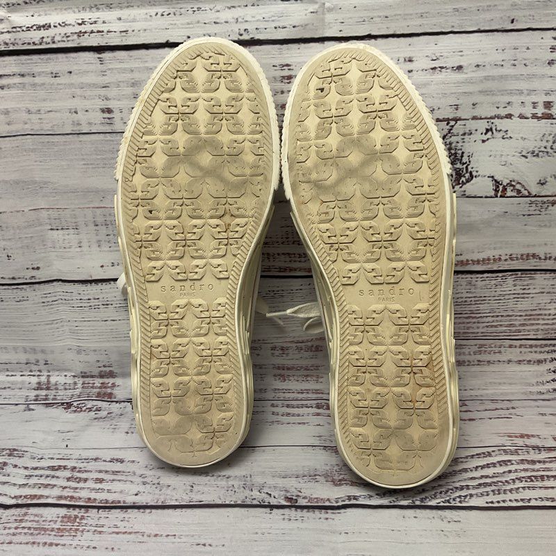 Sandro Anouk White Sneaker Shoe Women Size 7US 5.5UK