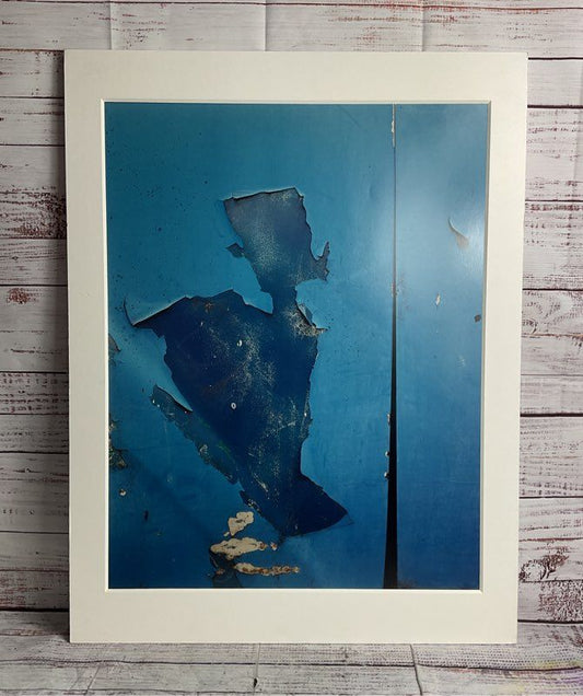 Peeling Paint on Vintage Car 27 x 21 Photograph by Marc Valesella