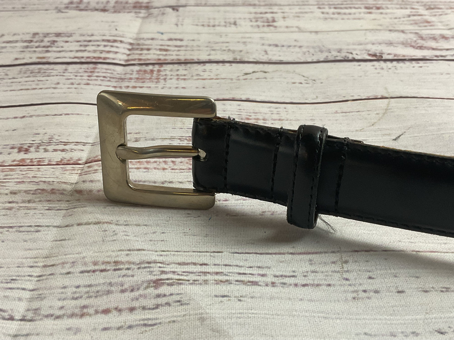 Coach Black Cowhide Belt - Size Small