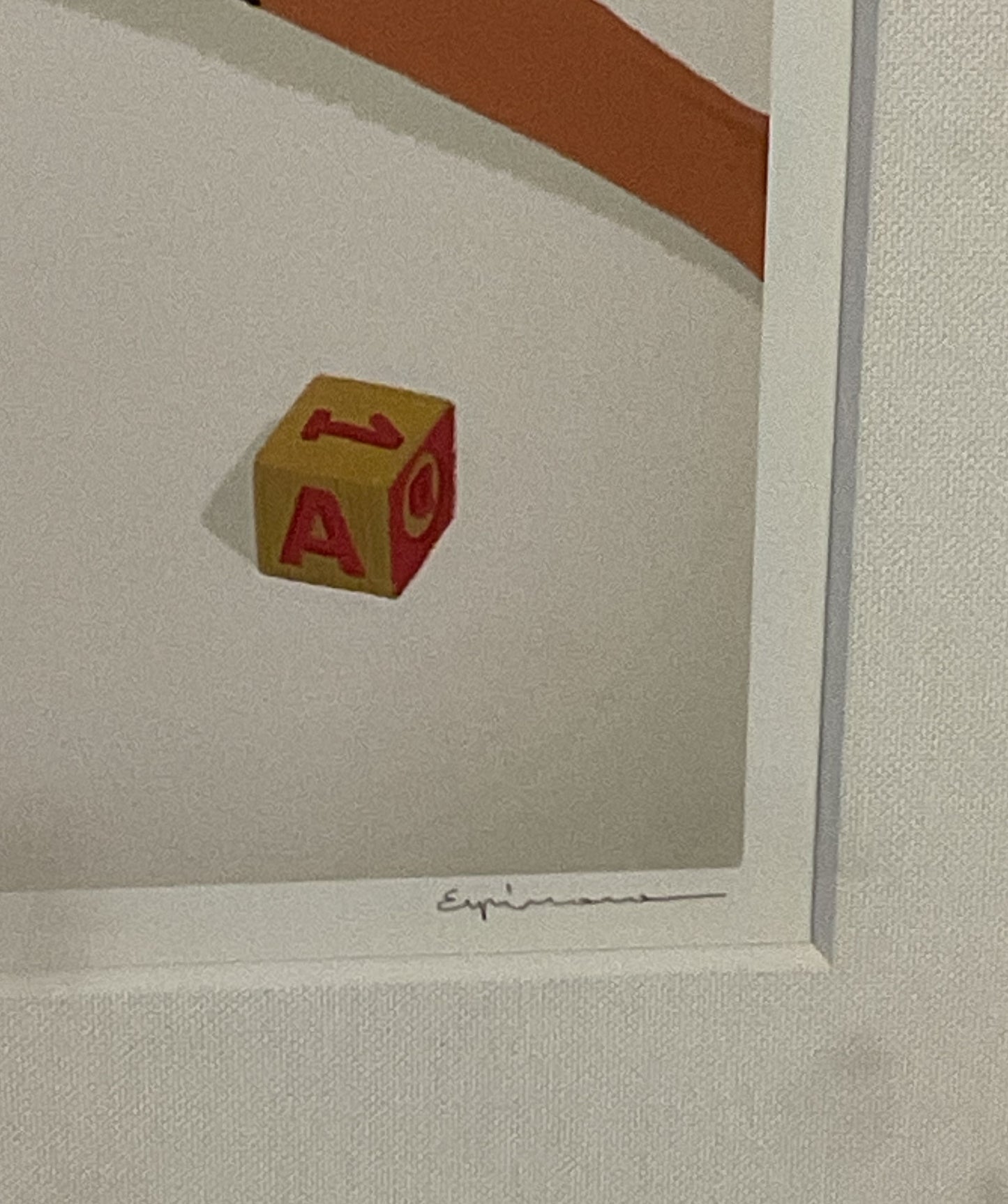 Mother Talking to Child Framed Print by Signed Leo Espinosa