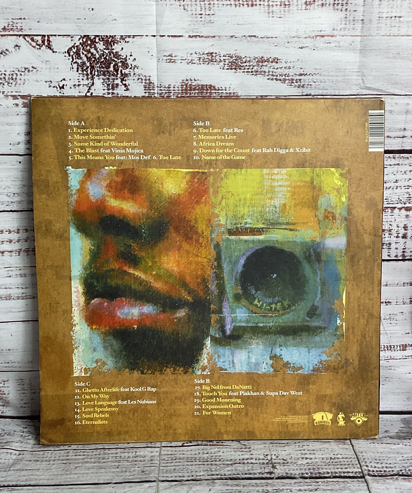 Talib Kweli & Hi Tek Reflection Eternal: Train of Thought Signed Vinyl