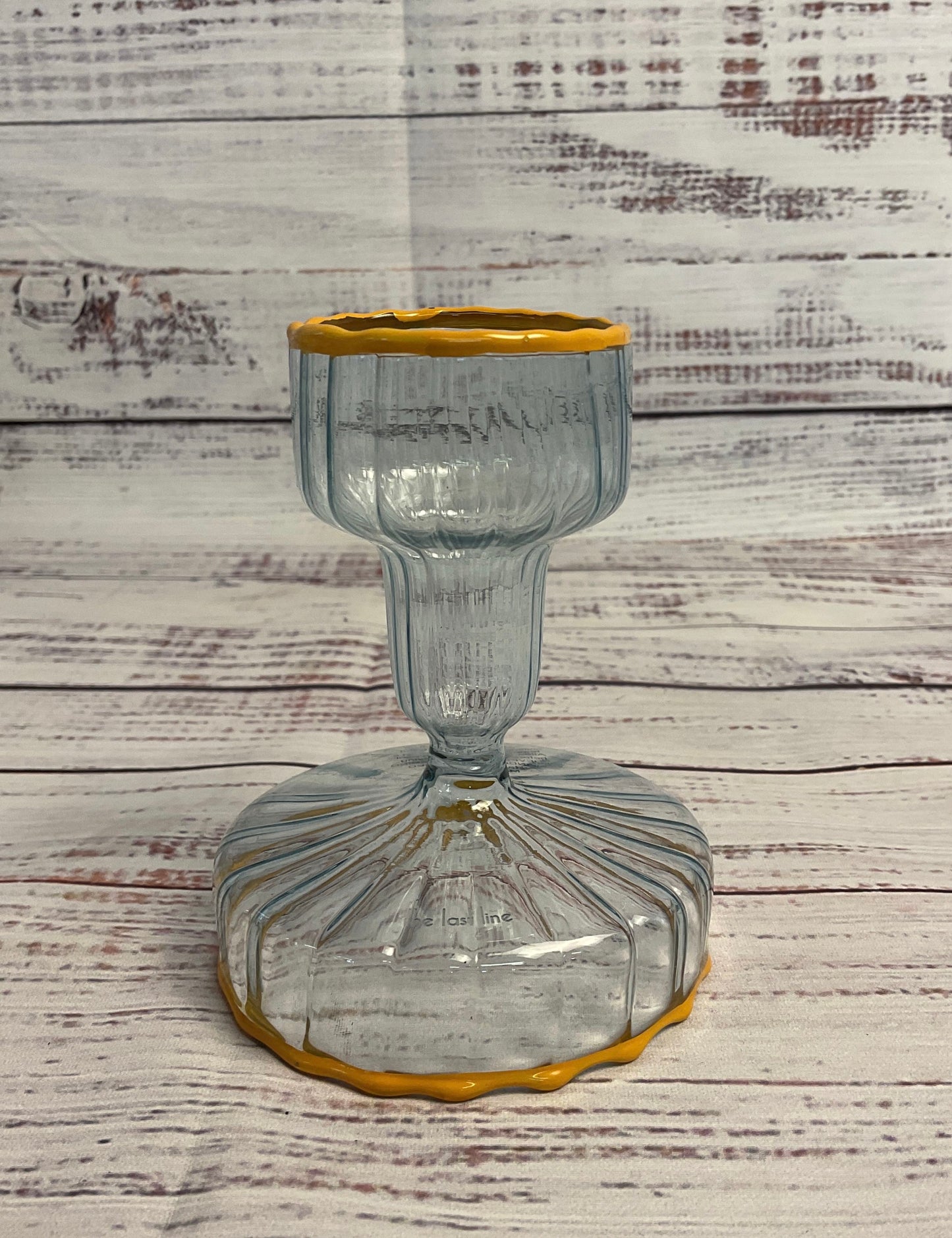 The Last Line Set Of Five Candy Glass Candle Holders in Multiple Colorways