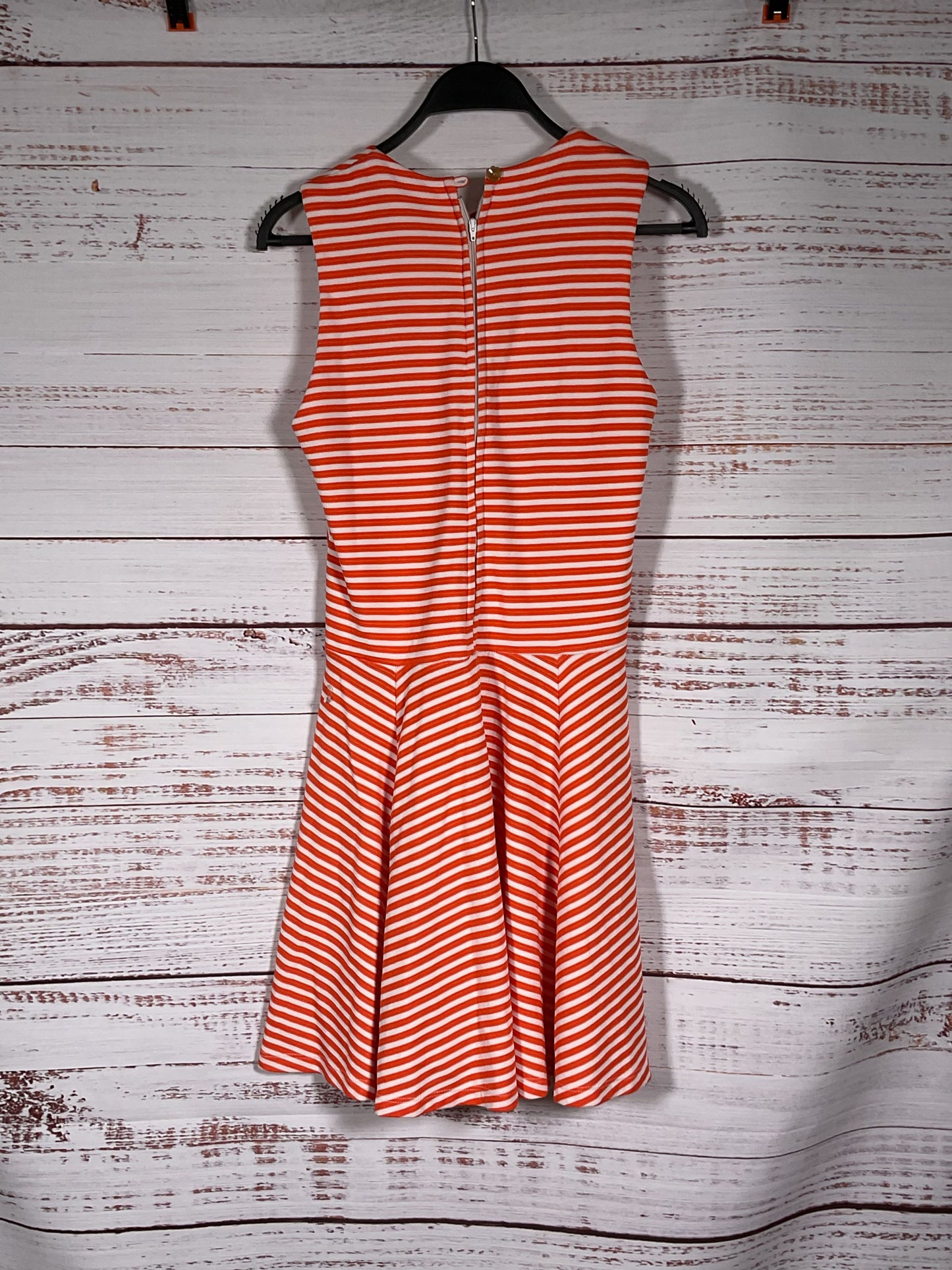 Opening Ceremony Orange/White Striped Sleeveless Dress - Size L