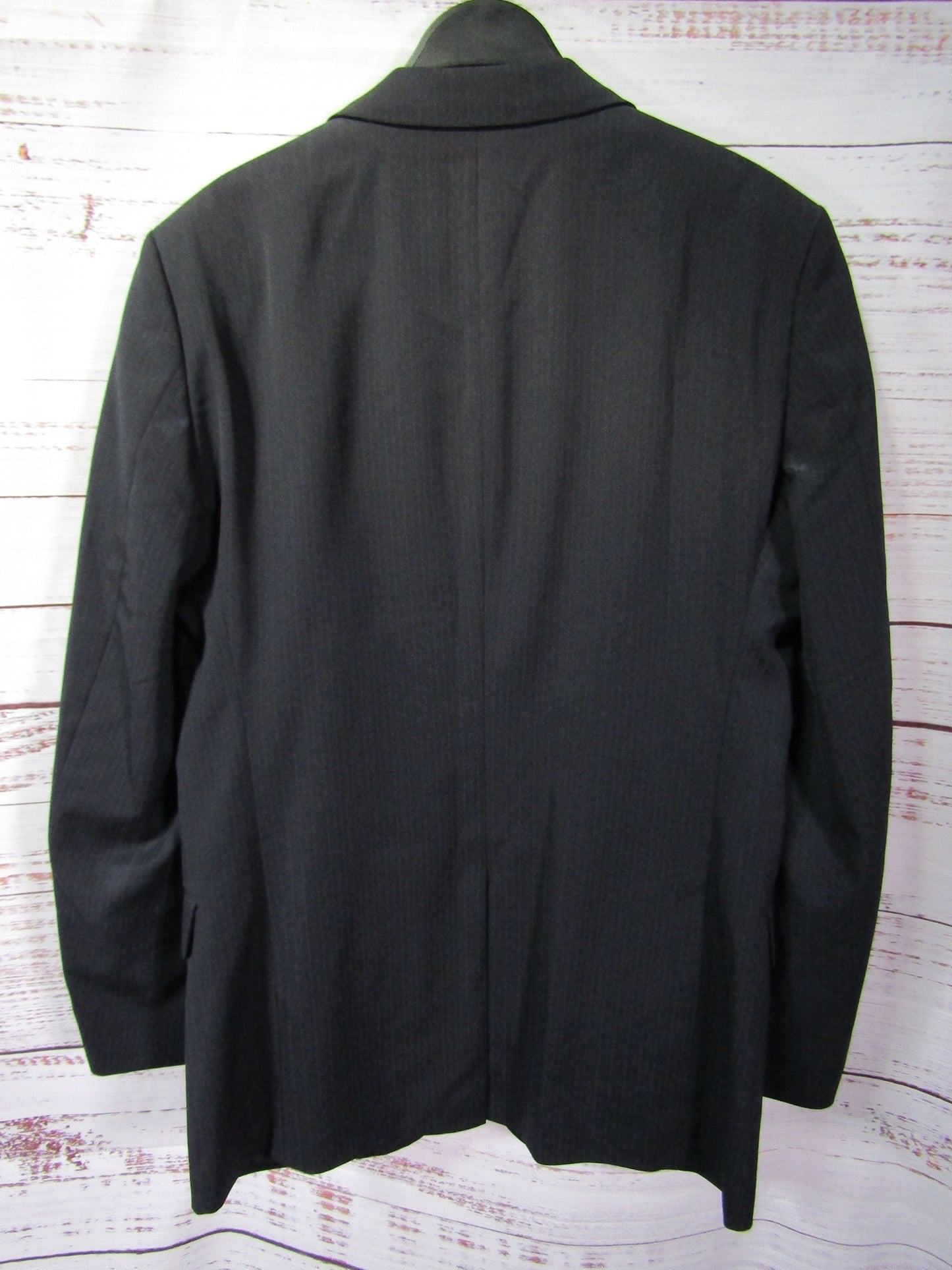 Hugo Boss Men's Black Pinstripe Blazer Jacket - Size CHECK MEASUREMENTS