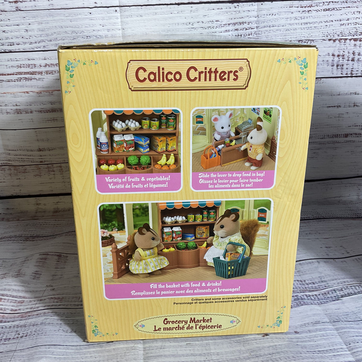 CALICO CRITTERS Marche d'Alimentation Grocery Market- CAR,CRITTERS NOT INCLUDED