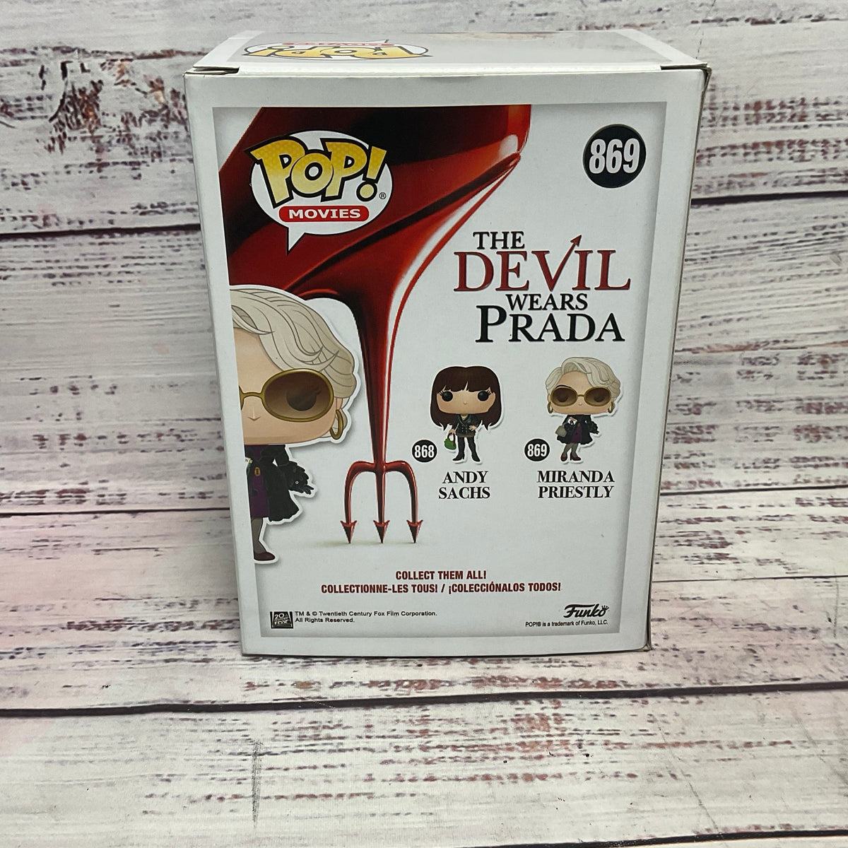 Funko Pop Movies The Devil Wears Prada Miranda Priestly #869 Vinyl