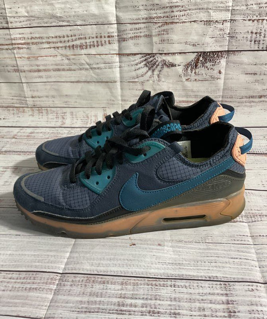 Nike Air Max 90 Terrascape Men's 9 Shoes Obsidian Blue DH4677-400 AM90 Sneakers