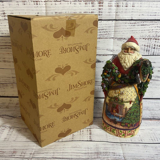 VTG. JIM SHORE "Deck The Halls with Boughs of Holly" Figurine