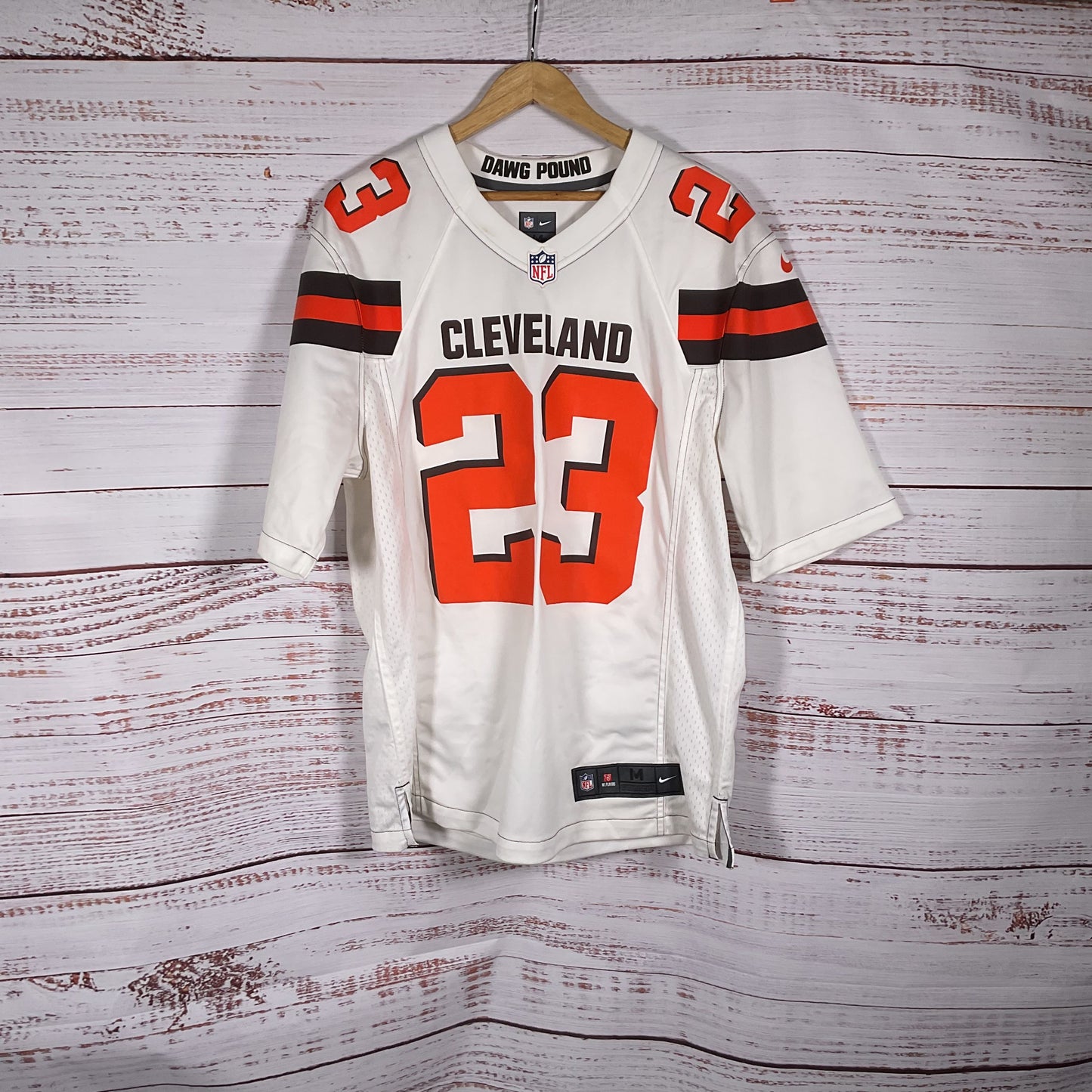 Nike NFL Cleveland Browns #23 Joe Haden Away Football Jersey M