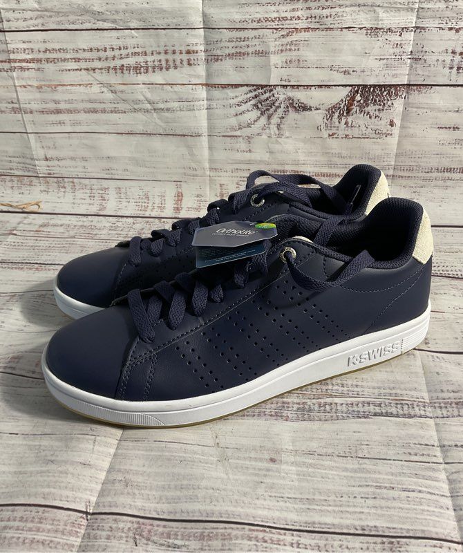 NEW K-Swiss Men's Classic Sneakers Navy Blue Size 8.5 US Ortholite Foam Insoles