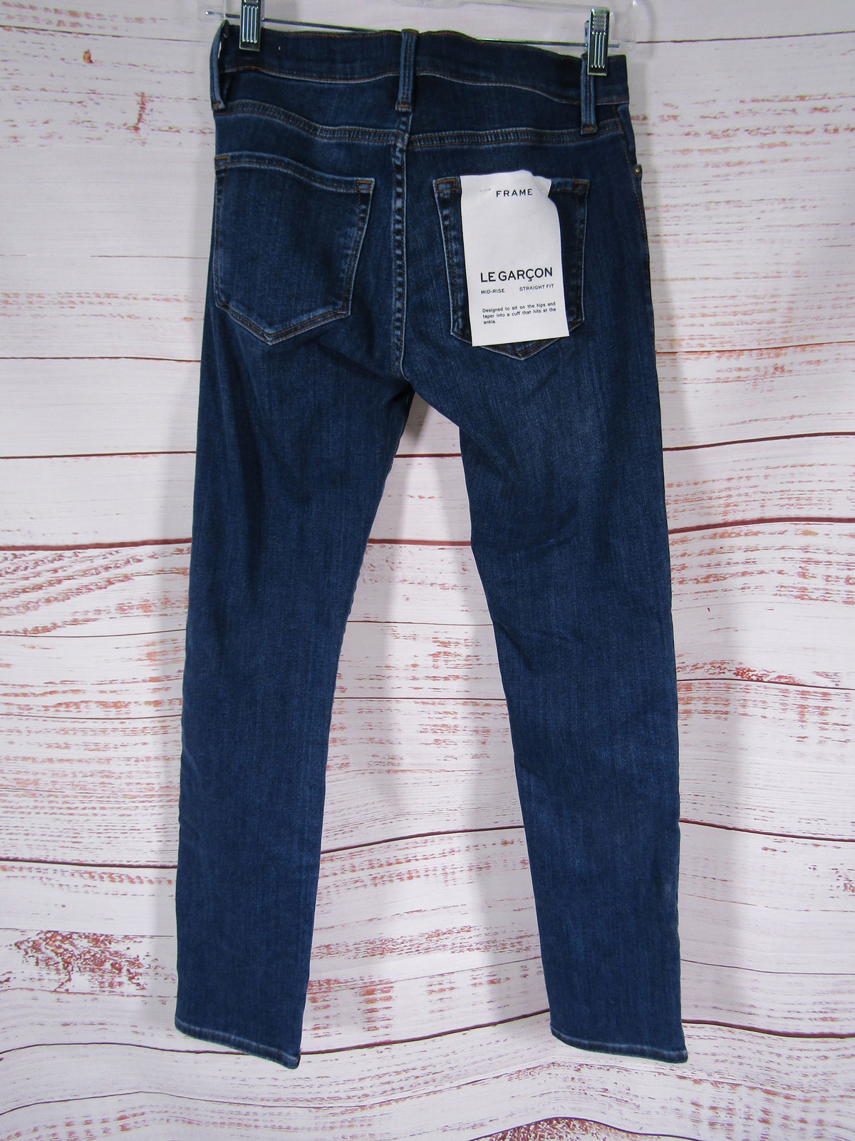 Frame Le Garcon Women's Blue Denim Skinny Jeans Size 24