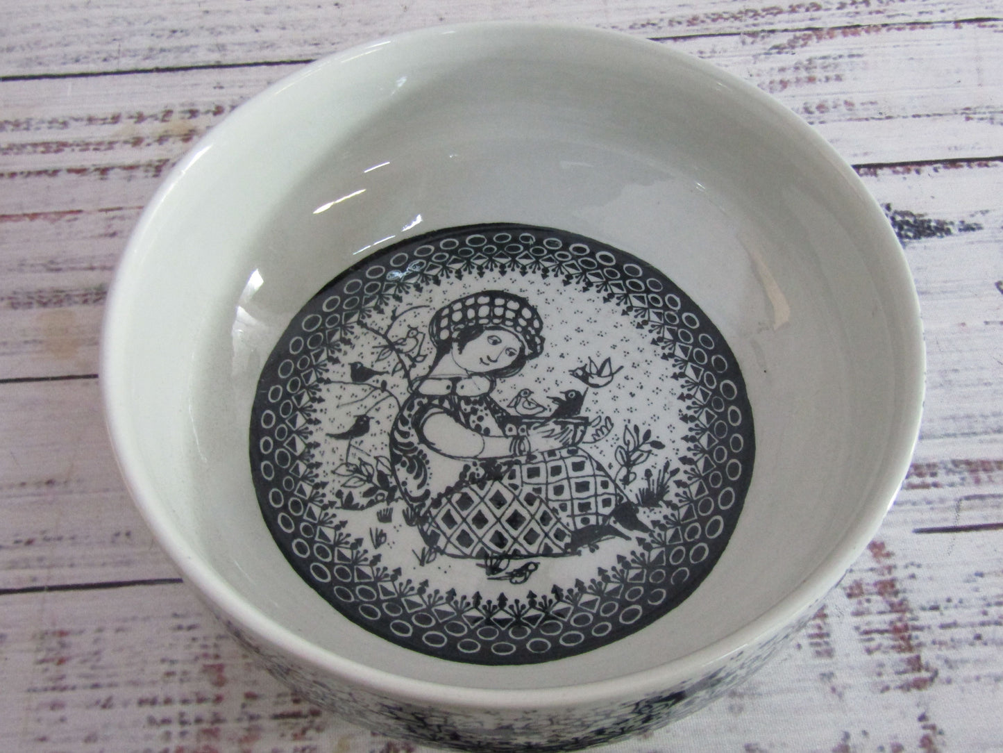 Bjorn Wiinblad The Four Seasons Winter Bowl 3093-1288