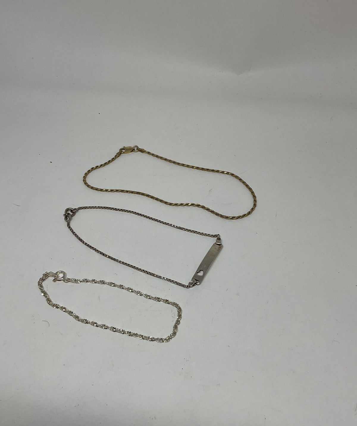 Lot 3 Sterling Silver Vintage Bracelets