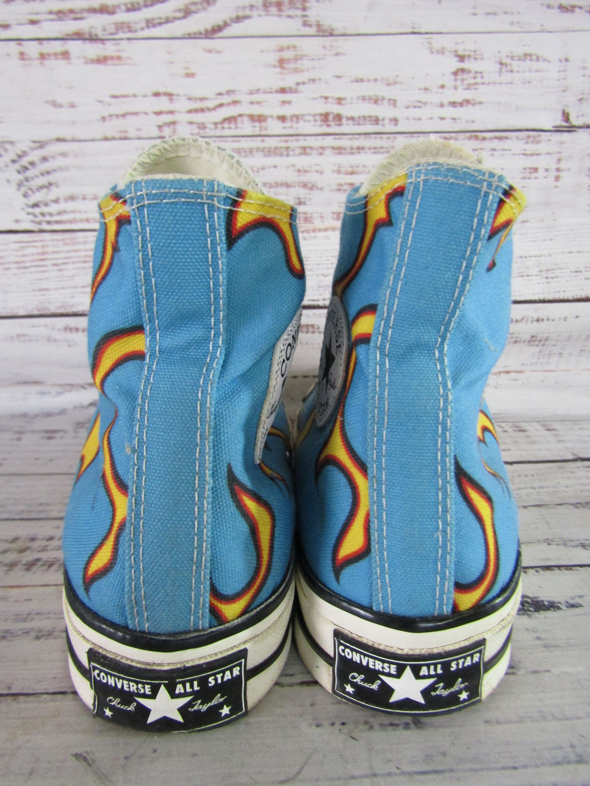 Converse x Golf le Fleur Chuck 70 Flame Women's Blue High Top Sneakers 167279C