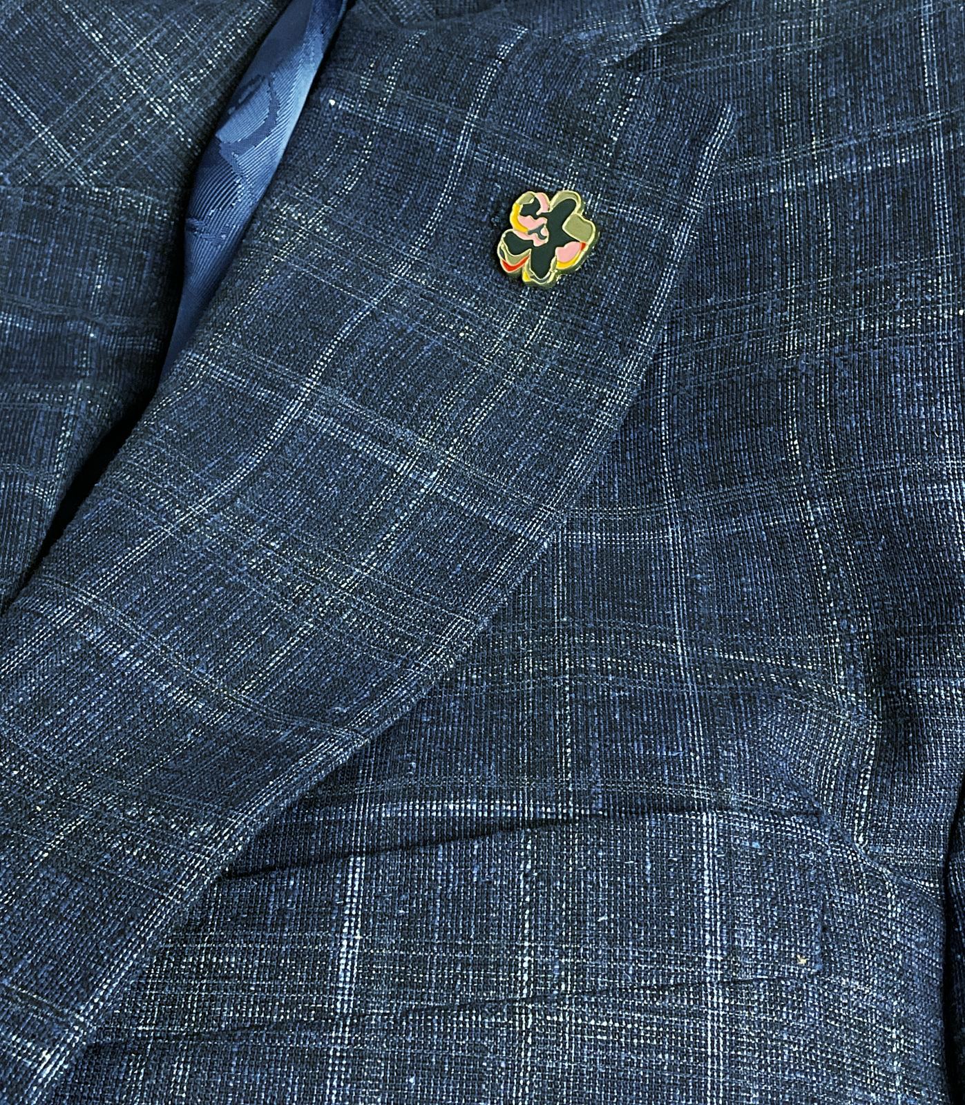 Ted Baker Drydenj Single Breasted Suit Jacket Navy 40R