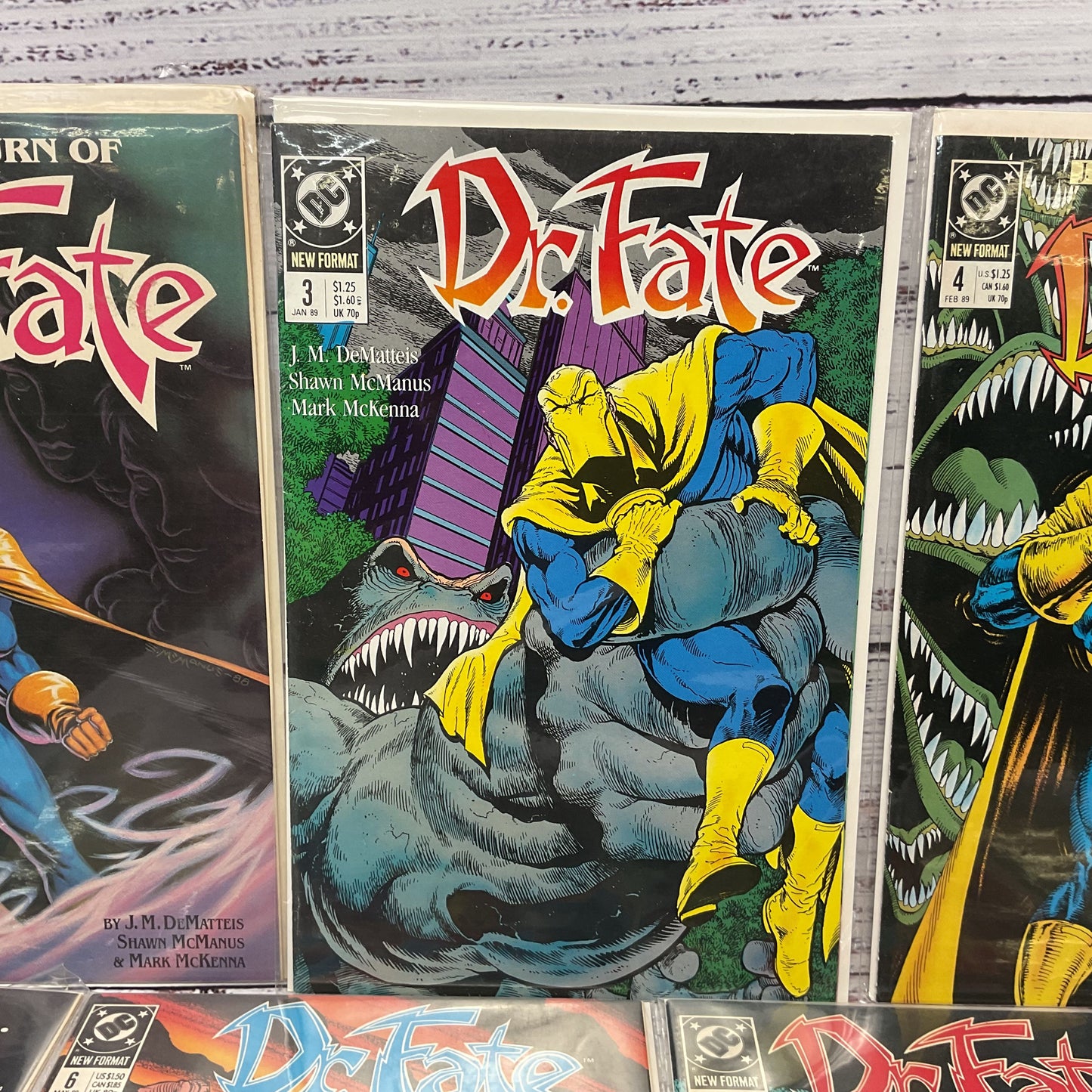 Dr. Fate Issues1,3,4,5,6,7,8 Lot Of 7 DC Comics 1988