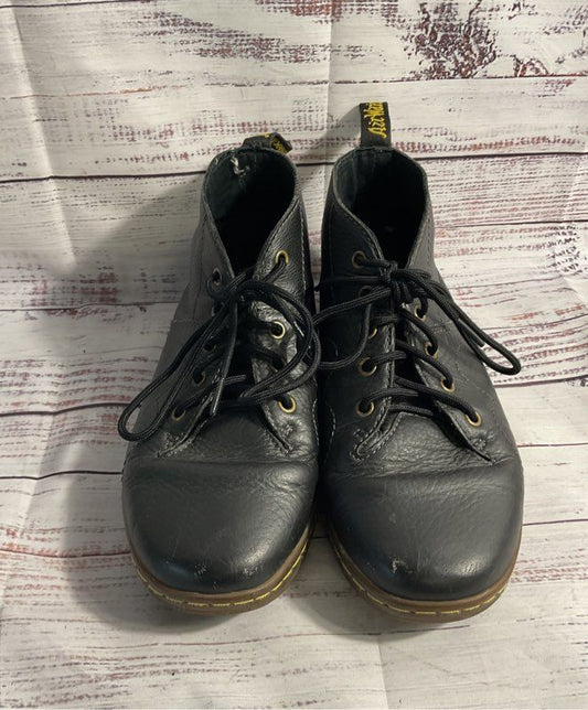 Dr. Martens Unisex Adult 9M 10W Black Leather Lace Up Chukka Boots