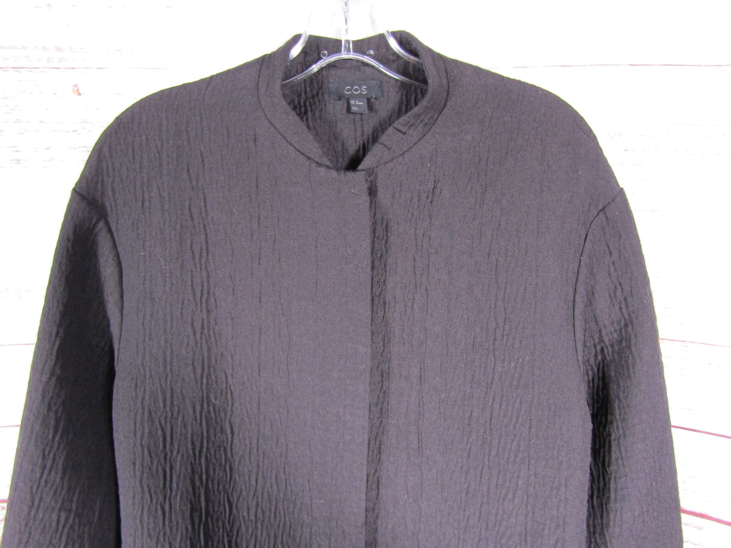 COS Women's Black Full Zip Blaze Jacket Size 34