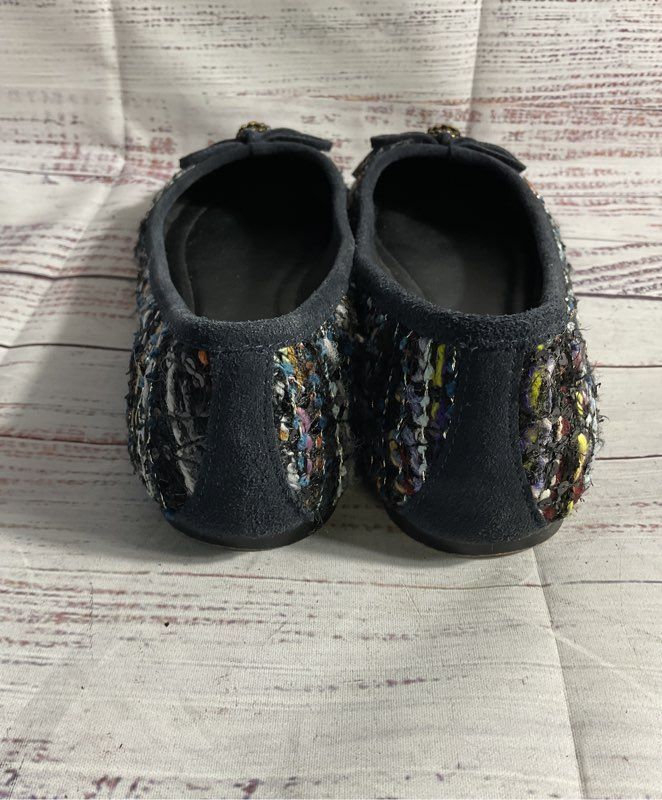 Kurt Geiger London Eagle Tweed Ballet Flats Shoes Multicolor 38.5 EU 8.5 US