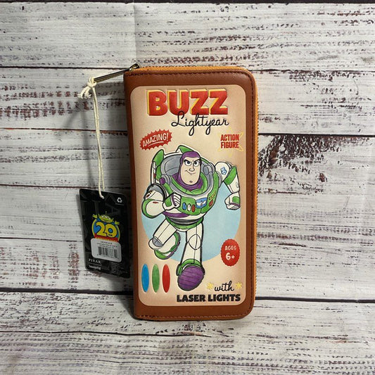 NWT Loungefly Disney Toy Story 20th Anniversary Buzz & Woody Zipper Wallet 2020