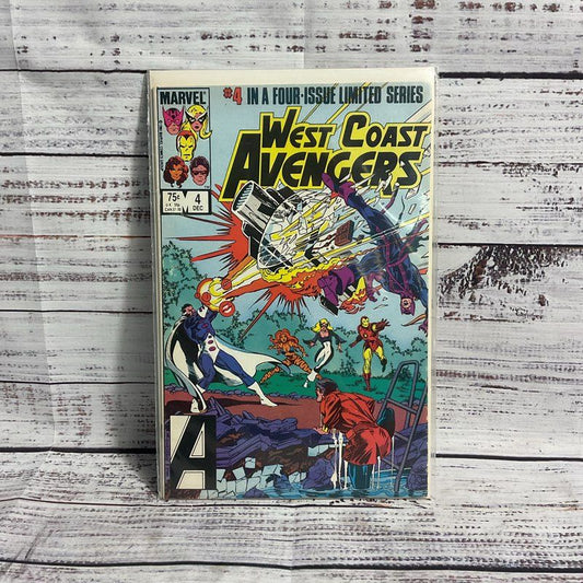Vtg. 1984 West Coast Avengers #4 Ungraded Marvel Comic Book
