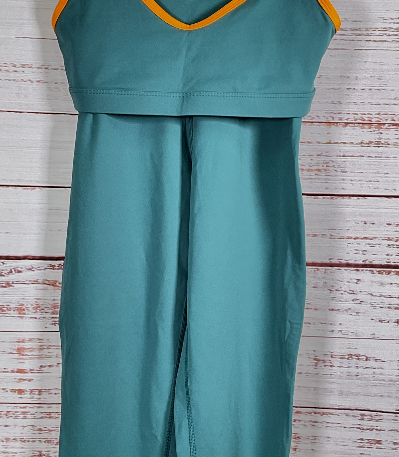 Spiritual Gangster Contrast Trim Workout Set Teal XS
