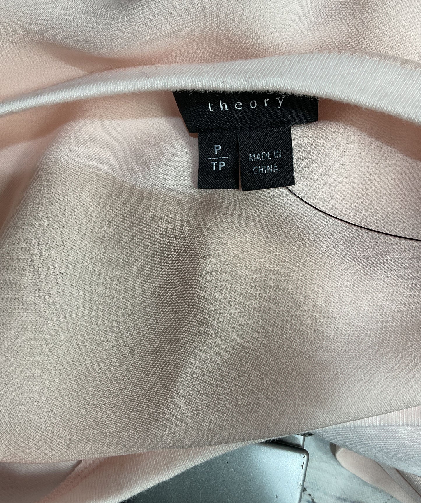 Theory Crepe Back T Shirt Pink P