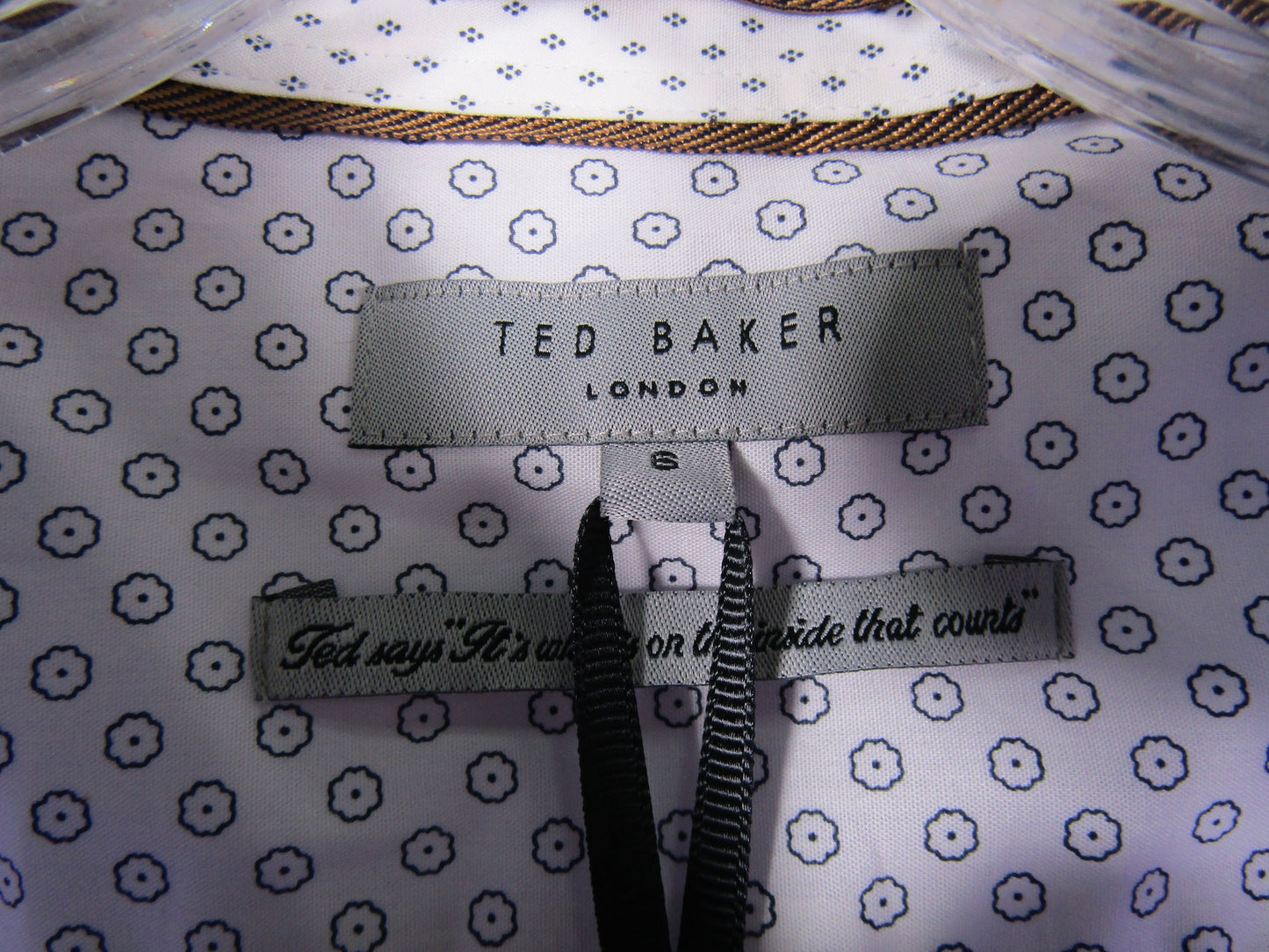 Ted Baker Men's Purple Linen Blend Long Sleeve Button Down Shirt Size XXL