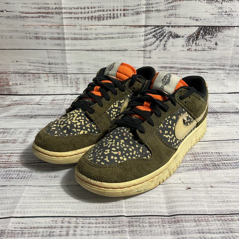 Nike Dunk Low Beaverton Rainbow Trout Green Sneakers Men's 7.5