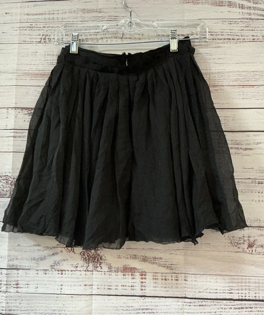 Women's Twenty8Twelve Black Silk Mini Skirt Size 4