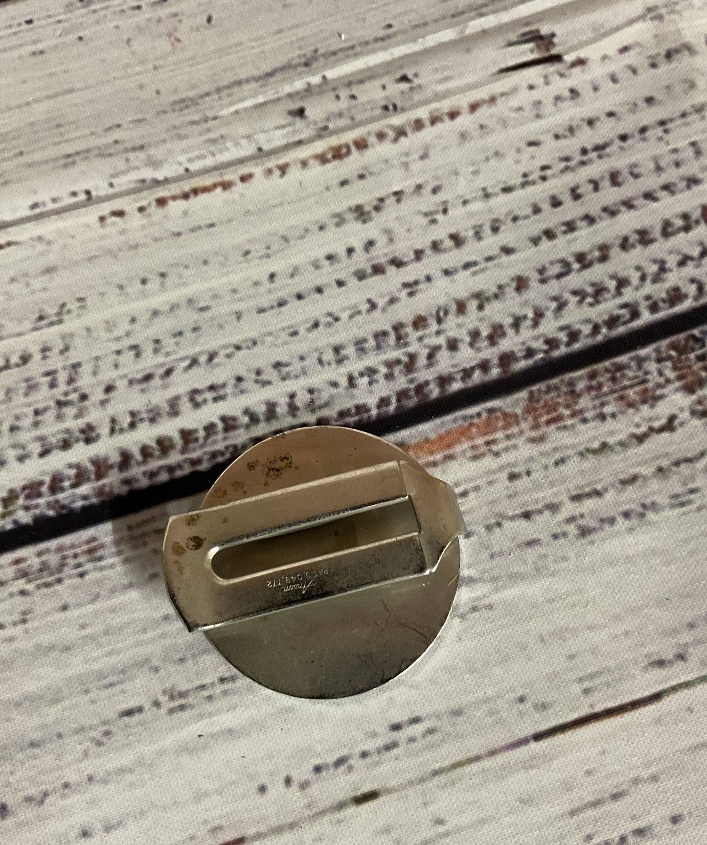 ANSON Silver Tone Vintage Money Clip