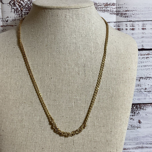 EMANUELE BICOCCHI Gold Plated Over Sterling Double Strand Rope Necklace- 16.71g