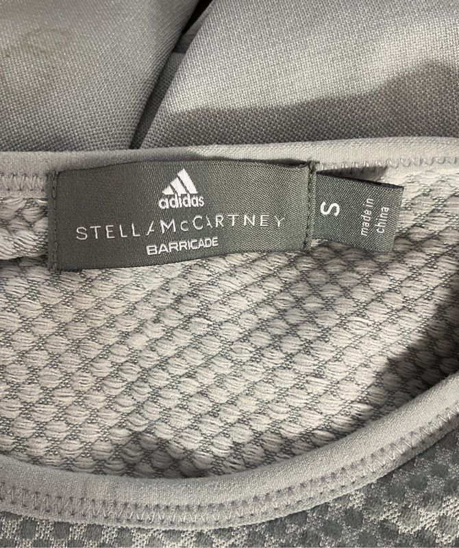 Adidas by Stella McCartney Activewear Top Gray S