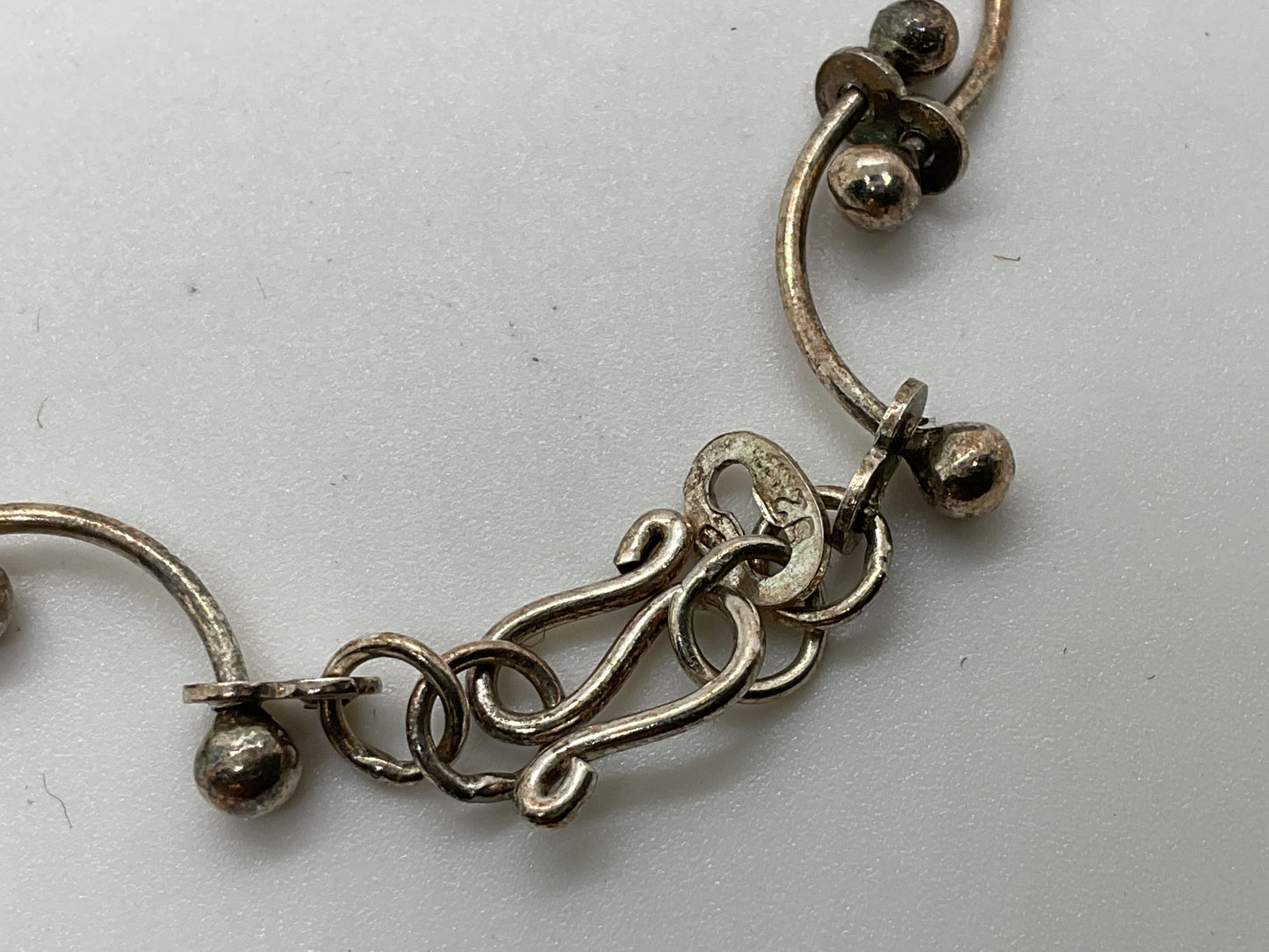 VTG. Sterling Silver Kids Link & Ball 6.25" Bracelet- 4.61g